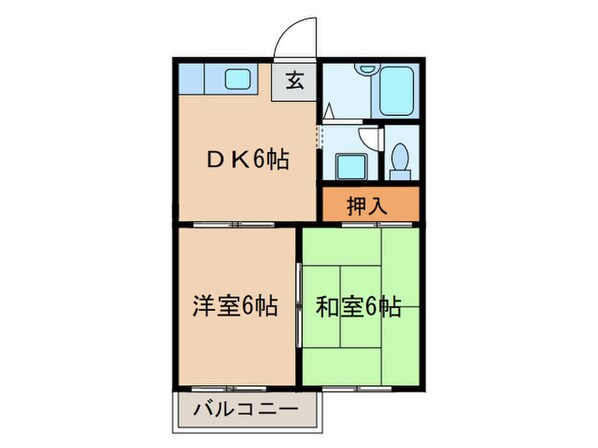 サンビレッジ　Cの物件間取画像